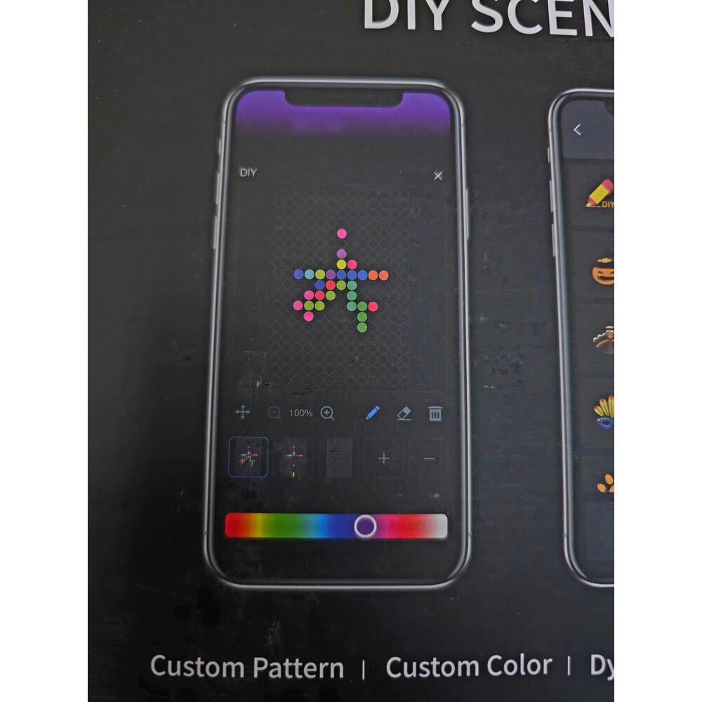 Avatar Remote Control Curtain LED String Lights Custom Designs 400 LED Bluetooth - Picture 3 of 9